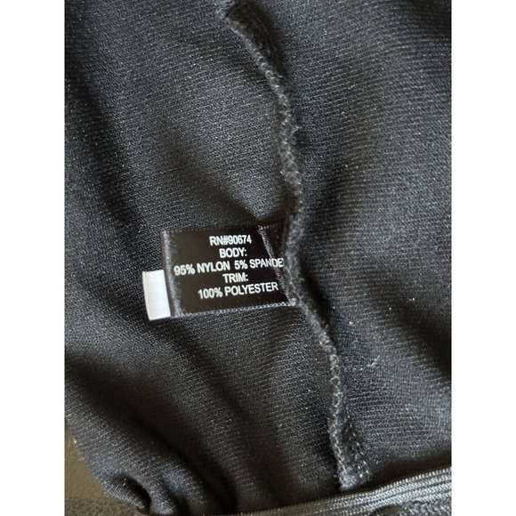 Boston Proper Black V-Neck Wide Leg Jumpsuit Romper Women's Size S - Picture 5 of 5